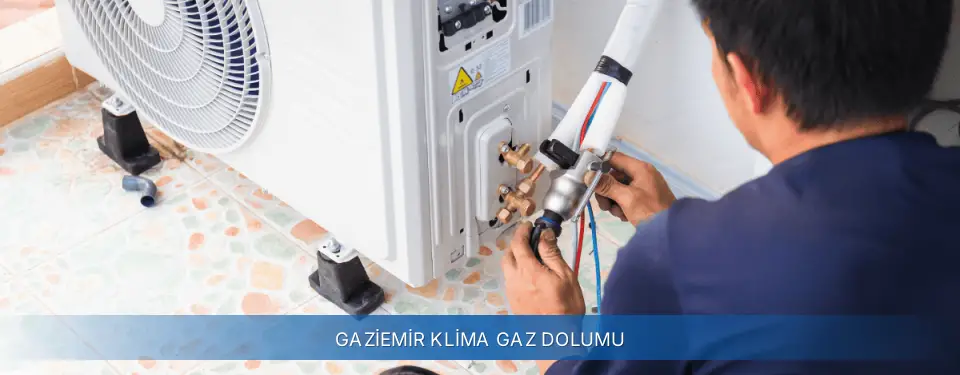 Gaziemir İlçemi General Electric Klima Gaz Dolumu